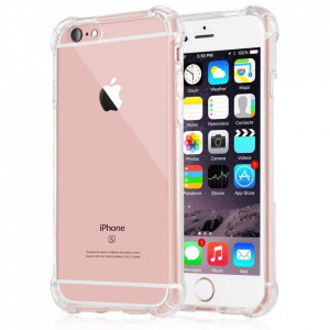 Husa pentru iPhone 5/ iPhone 5s/ iPhone SE - Techsuit Shockproof Clear Silicone - Clear