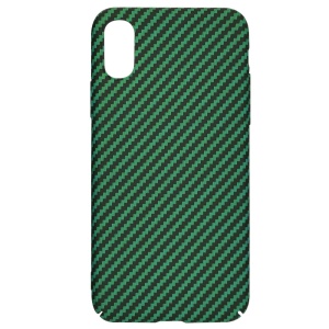 Husa pentru iPhone X / iPhone XS - Techsuit Carbonite FiberShell - Green - Img 4