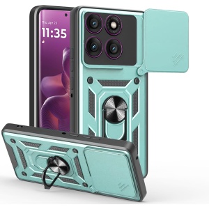 Husa pentru Motorola Edge 60 Pro - Techsuit CamShield Series - Green