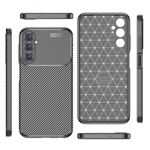 Husa pentru Samsung Galaxy A05s - Techsuit CarbonFiber - Black - Img 7