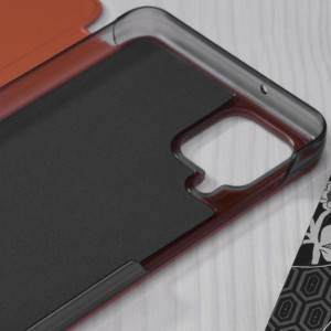 Husa pentru Samsung Galaxy A12 / A12 Nacho - Techsuit eFold Series - Orange - Img 3