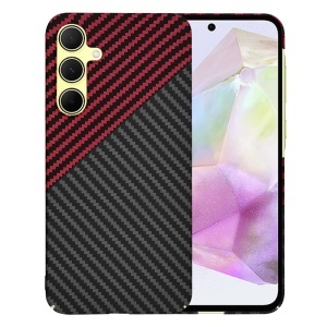 Husa pentru Samsung Galaxy A35 5G - Techsuit Carbonite FiberShell - Red Vortex - Img 1