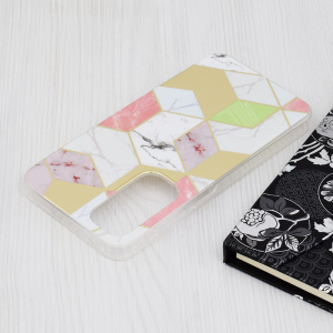 Husa pentru Samsung Galaxy A35 5G - Techsuit Marble Series - Purple Hex - Img 5
