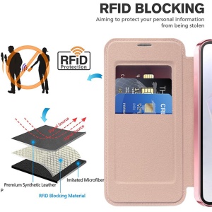Husa pentru Samsung Galaxy A36 5G - Techsuit SmartMag Book Case - Pink - Img 5