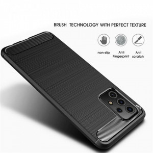 Husa pentru Samsung Galaxy A53 5G - Techsuit Carbon Silicone - Black - Img 5