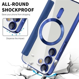 Husa pentru Samsung Galaxy A55 5G - Techsuit SmartMag Book Case - Blue - Img 3