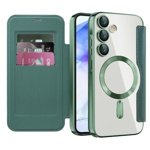 Husa pentru Samsung Galaxy A55 5G - Techsuit SmartMag Book Case - Green