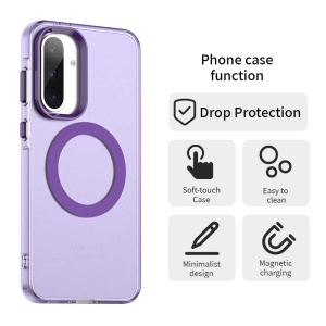 Husa pentru Samsung Galaxy A56 5G - Techsuit CandyCase MagSafe - Purple - Img 5