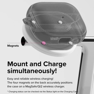 Husa pentru Samsung Galaxy Buds 3 / 3 Pro - Ringke Onyx Magnetic - Constant Coral - Img 5