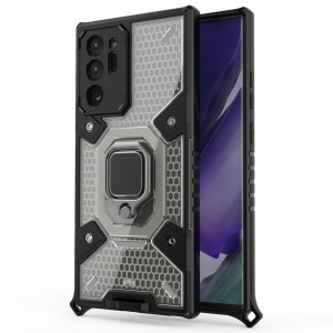 Husa pentru Samsung Galaxy Note 20 Ultra / Note 20 Ultra 5G - Techsuit Honeycomb Armor - Black - Img 1