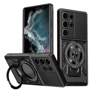 Husa pentru Samsung Galaxy S22 Ultra 5G - Techsuit RuggedCam - Black