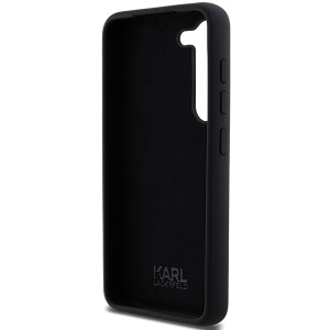 Husa pentru Samsung Galaxy S23 Plus - Karl Lagerfeld Silicone (KLHCS23MSMHKNPK) - Ikonik Metal Pin - Img 4