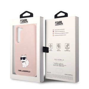 Husa pentru Samsung Galaxy S23 Plus - Karl Lagerfeld Silicone (KLHCS23MSNCHBCP) - Pink Choupette - Img 7