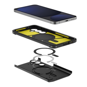Husa pentru Samsung Galaxy S24 FE - Spigen Tough Armor MagSafe - Black - Img 6