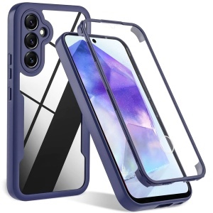 Husa pentru Samsung Galaxy S24 Plus + Folie - Techsuit ColorVerse 360 Series - Blue - Img 1