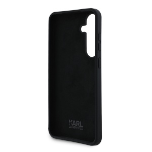Husa pentru Samsung Galaxy S24 Plus - Karl Lagerfeld Silicone (KLHCS24MSMHKNPK) - Ikonik Metal Pin - Img 6