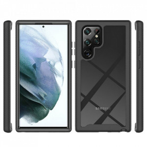 Husa pentru Samsung Galaxy S24 Ultra + Folie - Techsuit Defense360 Pro - Black - Img 2