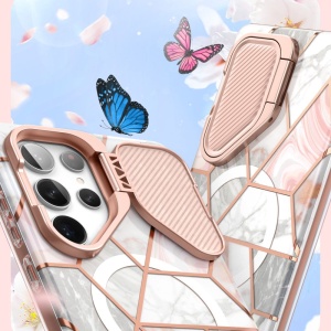 Husa pentru Samsung Galaxy S24 Ultra - I-Blason Cosmo MagSafe - Marble - Img 2