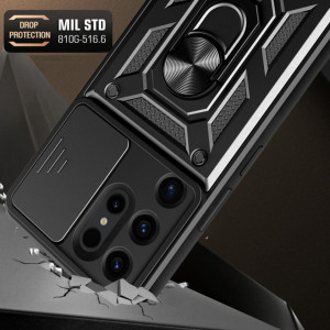 Husa pentru Samsung Galaxy S24 Ultra - Techsuit CamShield Series - Black - Img 2