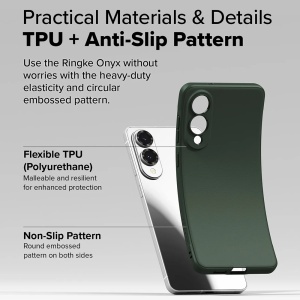 Husa pentru Samsung Galaxy S25 Edge - Ringke Onyx - Dark Green - Img 3