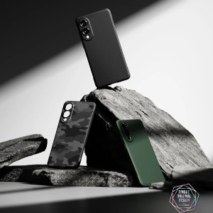 Husa pentru Samsung Galaxy S25 Edge - Ringke Onyx Design - Camo Black - Img 7