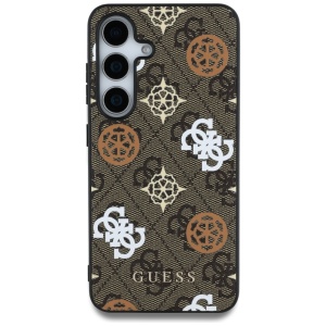 Husa pentru Samsung Galaxy S25 - Guess Hardcase 4G Peony (GUHMS25SP4PWPW) - Brown - Img 2