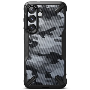 Husa pentru Samsung Galaxy S25 Plus - Ringke Fusion X Design - Camo Black - Img 3