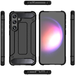 Husa pentru Samsung Galaxy S25 Plus - Techsuit Hybrid Armor - Black - Img 4