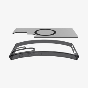Husa pentru Samsung Galaxy S25 Ultra - Spigen Ultra Hybrid MagSafe - Frost Black - Img 7