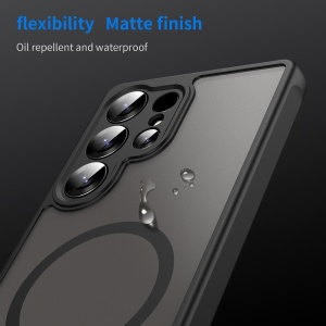 Husa pentru Samsung Galaxy S25 Ultra - Techsuit HaloFrost II MagSafe - Black - Img 6