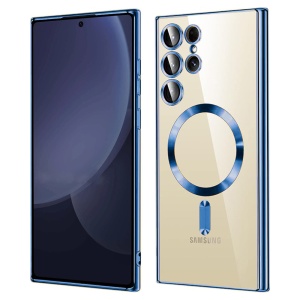 Husa pentru Samsung Galaxy S25 Ultra - Techsuit Luxury Crystal MagSafe - Deep Blue