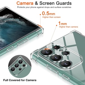 Husa pentru Samsung Galaxy S25 Ultra - Techsuit Shockproof Clear Silicone - Clear - Img 4