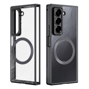 Husa pentru Samsung Galaxy Z Fold SE - Dux Ducis Aimo MagSafe Series - Black - Img 2