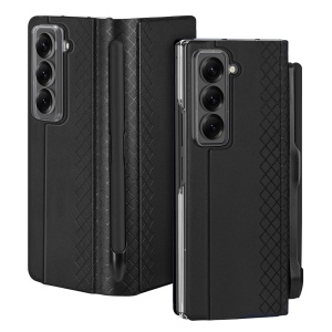 Husa pentru Samsung Galaxy Z Fold SE - Dux Ducis Bril (with Pencil Holder) - Black - Img 2