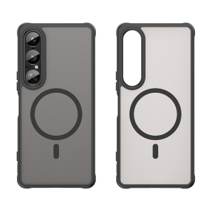 Husa pentru Sony Xperia 1 VII - Techsuit HaloFrost II MagSafe - Black - Img 2