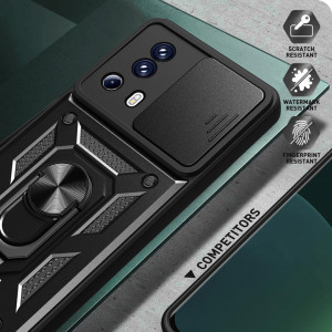 Husa pentru Xiaomi 13 Lite - Techsuit CamShield Series - Black - Img 5