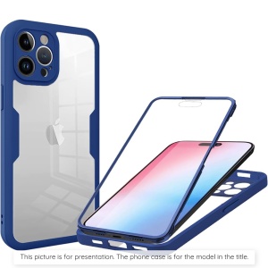 Husa pentru Xiaomi 14T Pro + Folie - Techsuit ColorVerse 360 Series - Blue - Img 2