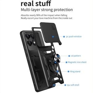 Husa pentru Xiaomi Poco F6 Pro - Techsuit CamShield Series - Rose Gold - Img 9