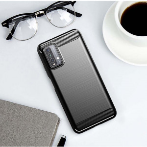 Husa pentru Xiaomi Redmi 9T / Redmi 9 Power - Techsuit Carbon Silicone - Black - Img 2