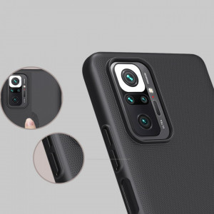 Husa pentru Xiaomi Redmi Note 10 Pro / Note 10 Pro Max - Nillkin Super Frosted Shield - Black - Img 7
