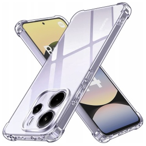 Husa pentru Xiaomi Redmi Note 14 4G (Standard) - Techsuit Shockproof Clear Silicone - Clear - Img 1