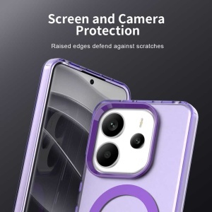 Husa pentru Xiaomi Redmi Note 14 5G - Techsuit CandyCase MagSafe - Purple - Img 5