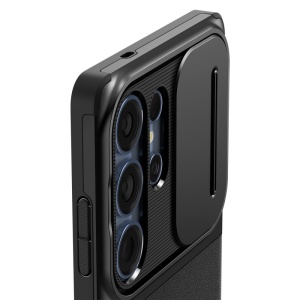 Husa Samsung Galaxy S25 Ultra - Spigen Optik Armor - Black - Img 5