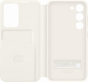 Husa Smart Clear View Cover pentru Galaxy S23 Plus, EF-ZS916CUEGWW, Cream - Img 5