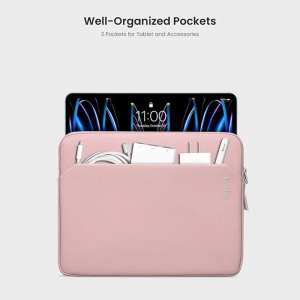 Husa Tabeta 12.9â€³ - Tomtoc Tablet Sleeve (B18B1P1) - Pink - Img 5