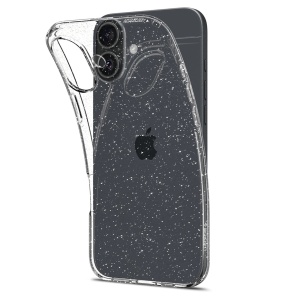 Huse pentru iPhone 16 Plus - Spigen Liquid Crystal Glitter - Crystal Quartz - Img 5
