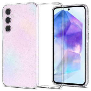 Huse pentru Samsung Galaxy A55 5G - Spigen Liquid Crystal Glitter - Crystal Quartz - Img 1