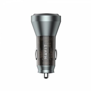 Incarcator pentru Masina, Type-C, USB, 45W, 3A - Havit (CC2017) - Black / Blue - Img 4