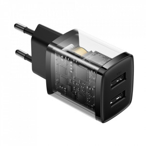 Incarcator retea Baseus Compact, 10.5W, 2x USB-A - Img 4