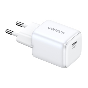 Incarcator USB-C, GaN, Fast Charging, 20W, 3A, QC4.0+ - Ugreen Nexode CD319 (15324) - White